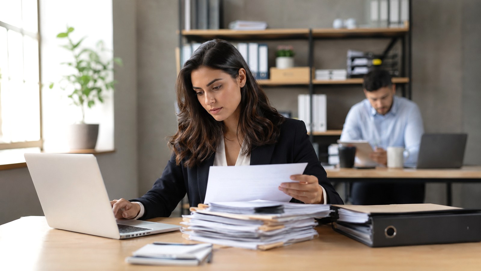Équipe en réunion dans un bureau